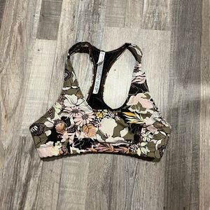 FREE PEOPLE FLORAL SPORTS BRA - small